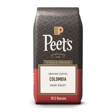 Peet's Coffee Single Origin Colombia Dark Roast Ground Coffee 10.5 oz.