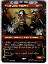 MTG Magic: The Gathering TMNT Card #235 FOIL Casey Jones, Vigilante (Showcase)