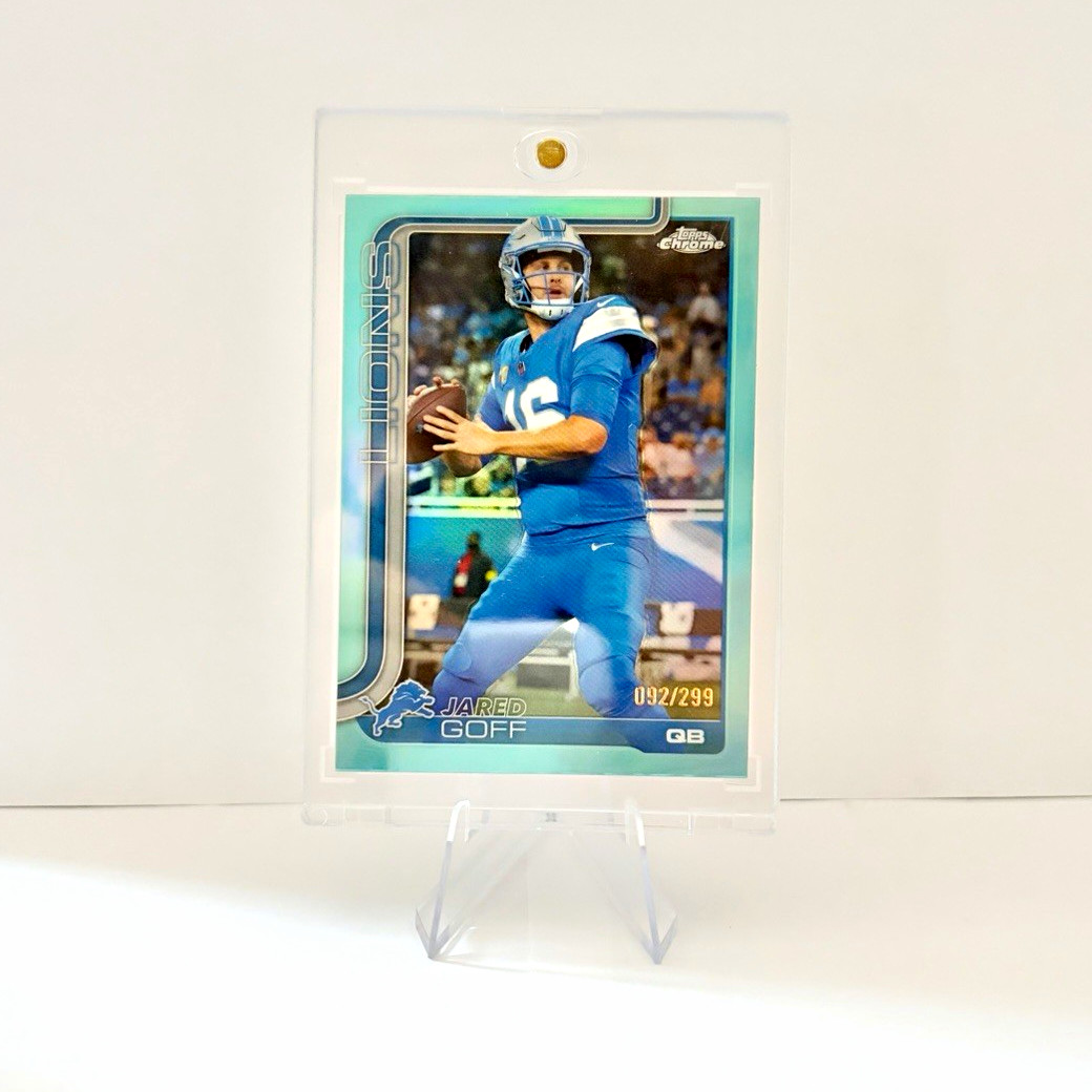 Topps Chrome 2016 Jared Goff Serial Numbered /299 #102 Detroit Lions
