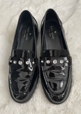 Kate Spade Prima Black Flats Leather Sz 9B