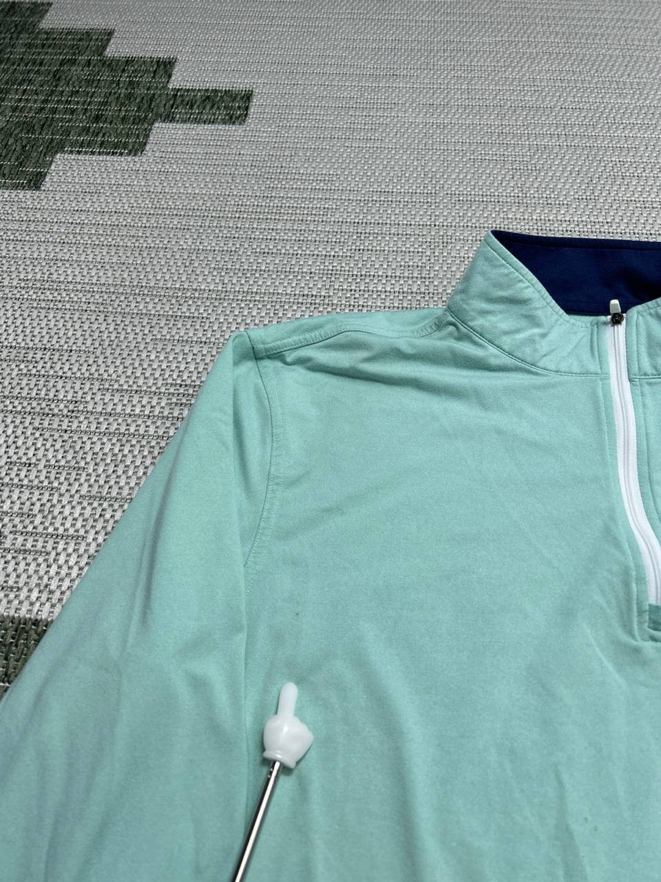 Rhoback Performance Sweater Men Medium Green Stre… - image 4