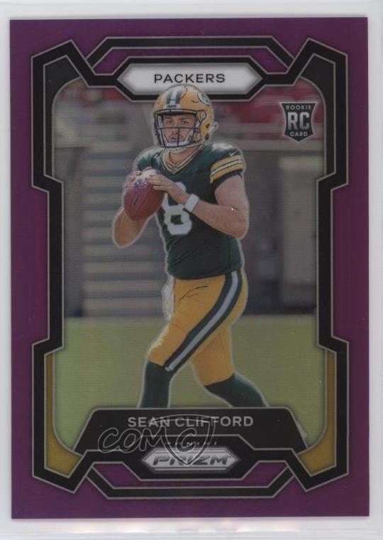 2023 Panini Prizm Rookies Purple Prizm 88/125 Sean Clifford #338 Rookie RC v9t