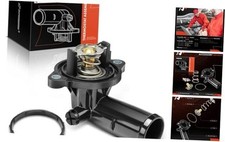 Engine Coolant Thermostat Housing Assembly with Seal Compatible with Jeep