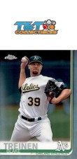 Blake Treinen 2019 Topps Chrome Refractor #144 Oakland Athletics 71