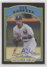 2021 Heritage Minor League Edition Black Border 27/50 Alexander Vargas Auto 5m1