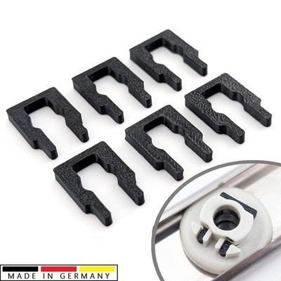 Printbtw 6x Besteckkorb Klammer passend für Miele 09759811 Schwarz