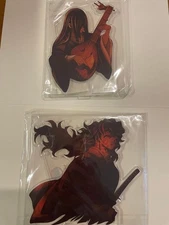 Demon Slayer Acrylic Stand Set Kaguya & Nakime Unopened Ufotable
