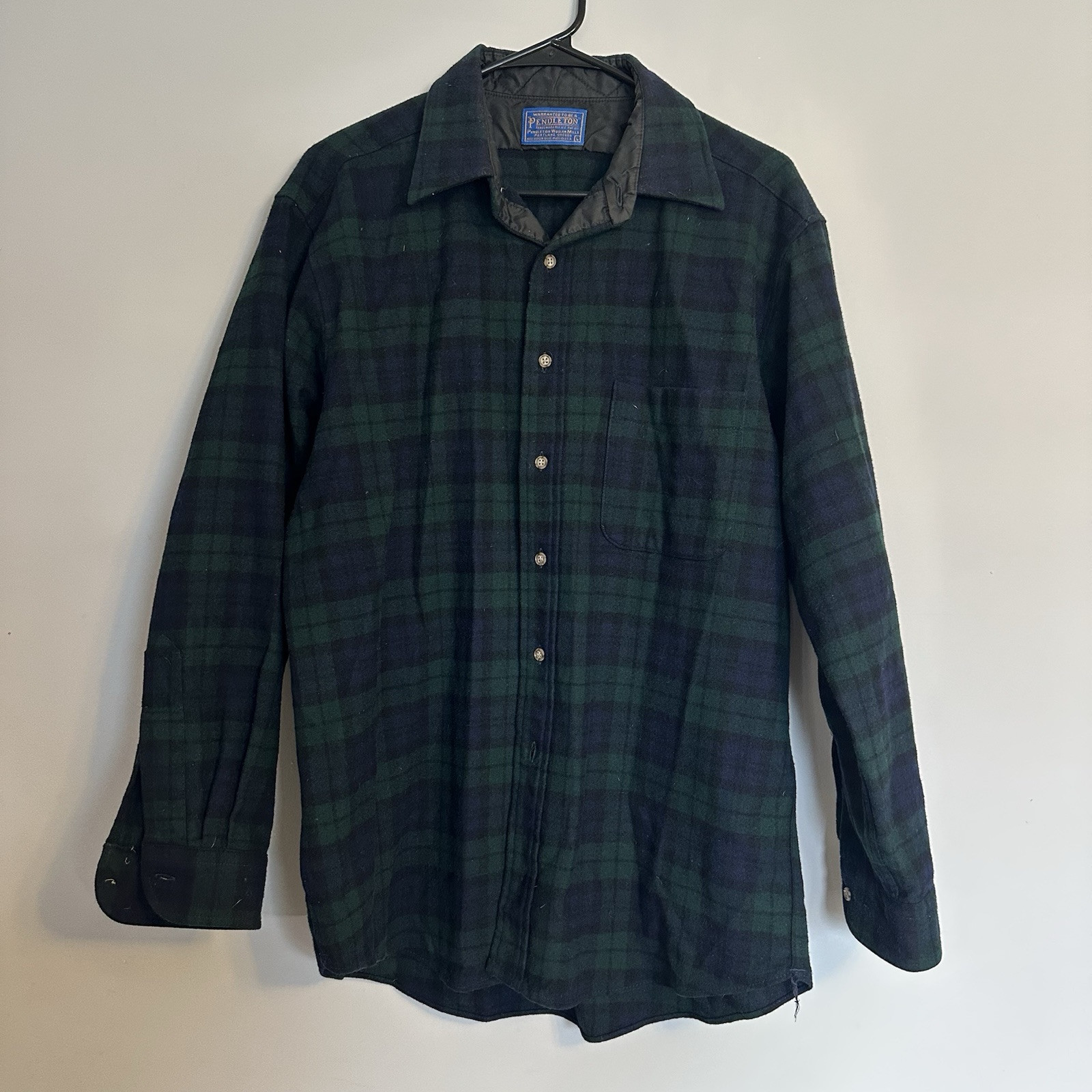 Pendleton 100% Virgin Wool Black Watch Tartan But… - image 1