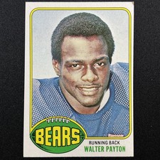 Walter Payton #148 1976 Topps RC Rookie Card Chicago Bears Football NFL Sports. rookie card picture