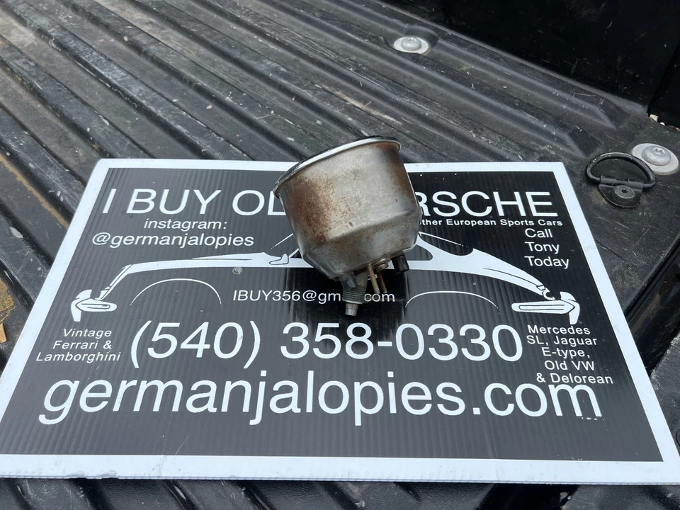 原装保时捷 356 前 A 转速计量规 8/1955 Speedster Tach RPM UPM Revs — 第 4/4 张图片