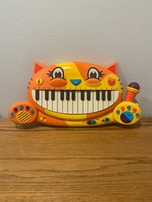 My B.Toys Meowsic Kids Singing Orange Cat Piano Keyboard with Microphone Tested