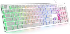 Rainbow LED Membrane Gaming Keyboard