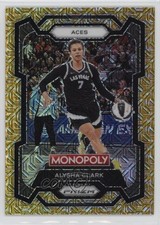 2024 Panini Prizm Monopoly WNBA Millionaire Gold Mojo /500 Alysha Clark #7 1q35