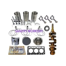 D1703 D1703E Overhaul Rebuild Kit Crankshaft Rods for Kubota Engine L3300 KL265
