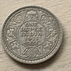 British India 1911 George V Silver ‘Pig’ Rupee - Tough Date