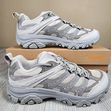 Merrell Moab 3 Stitch Birch Gray Hiking Shoe Mens Size 9.5 New