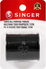 Singer Notions 60000-60110 All-Purpose Polyester Thread 150yd-Black 6Pk 