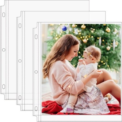 MaxGear 30 Pack 8 x 10 Photo Sleeves for 3 Ring Binder, Heavy-Duty Archival Phot