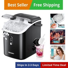 Countertop with Handle, Ready in 6 Mins, 34lbs Per Day, Removable Top Cover, ...