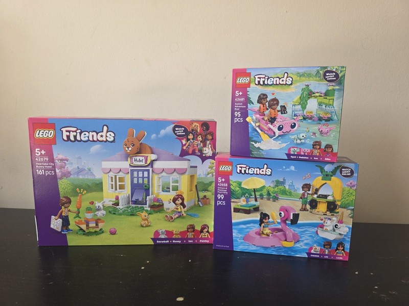 LEGO Friends  42679 42681 42658 Hotel Boat Pool Party Sets New Sealed
