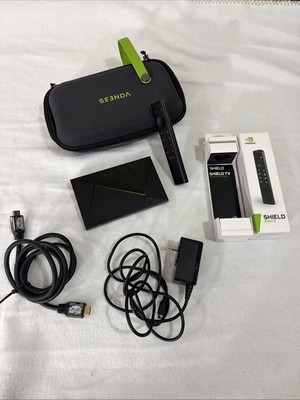 NVIDIA Shield TV Pro P2897 4K HDR Media Streamer (2019) Bundle W/case HDMI   