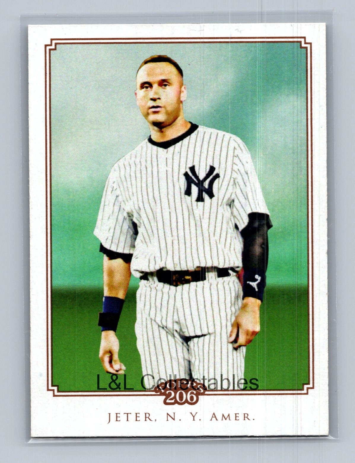 2010 Topps 206 #162 Derek Jeter