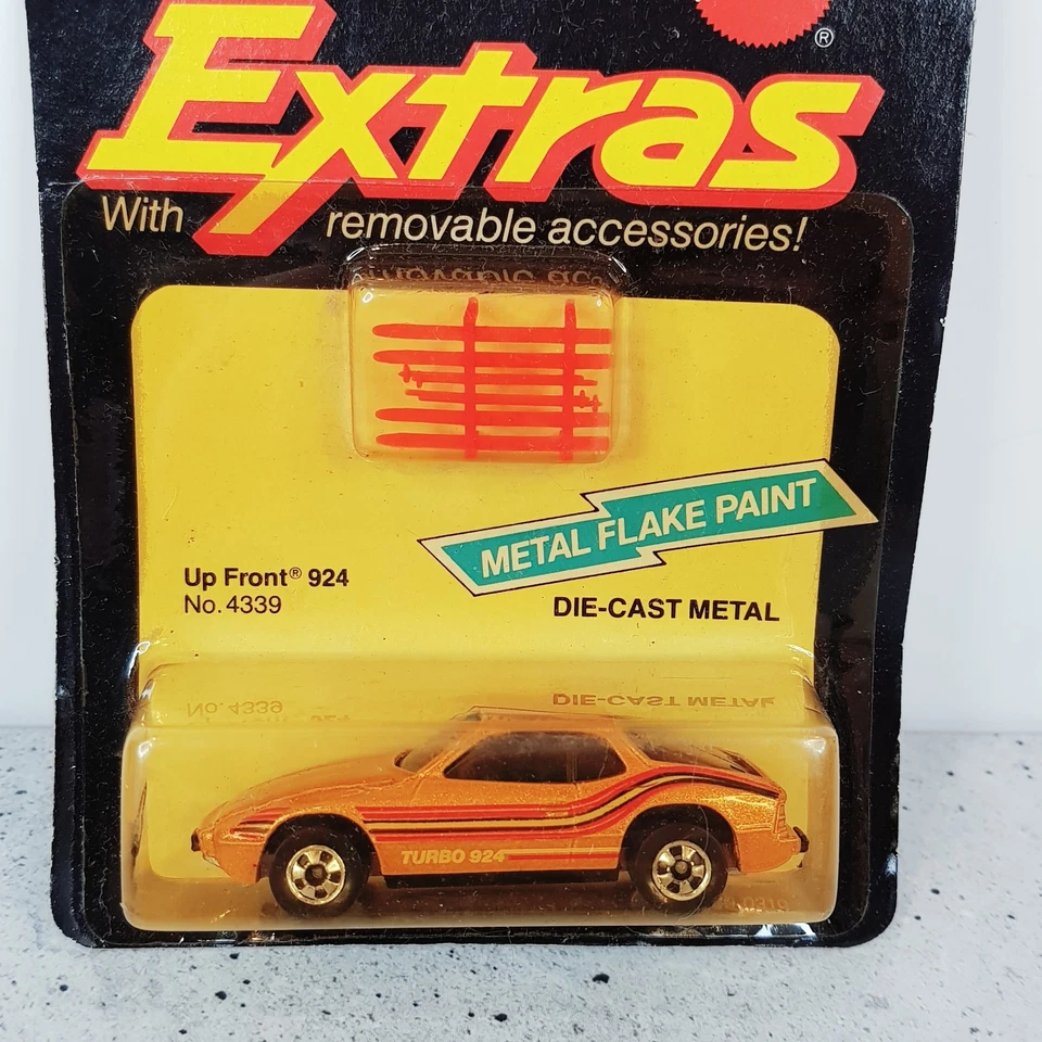 De colección 1983 Hot Wheels Extras Diecast Metalflake Gold Porsche DELANTERO 924 RARO Foto 2 de 4