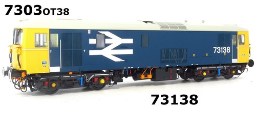 Heljan 7303OT38 Class 73/1 Electro-Diesel 73138 In BR Large Logo Blue Livery ... | Condition: New