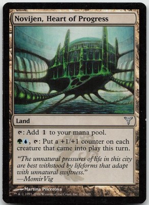 Novijen, Heart of Progress 175 Uncommon Dissension Magic: The Gathering NM