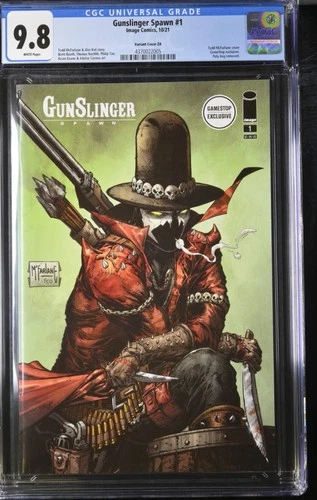 Gunslinger Spawn #1 - Cover ZA - CGC Graded 9.8 - GameStop Exclusive - McFarlane