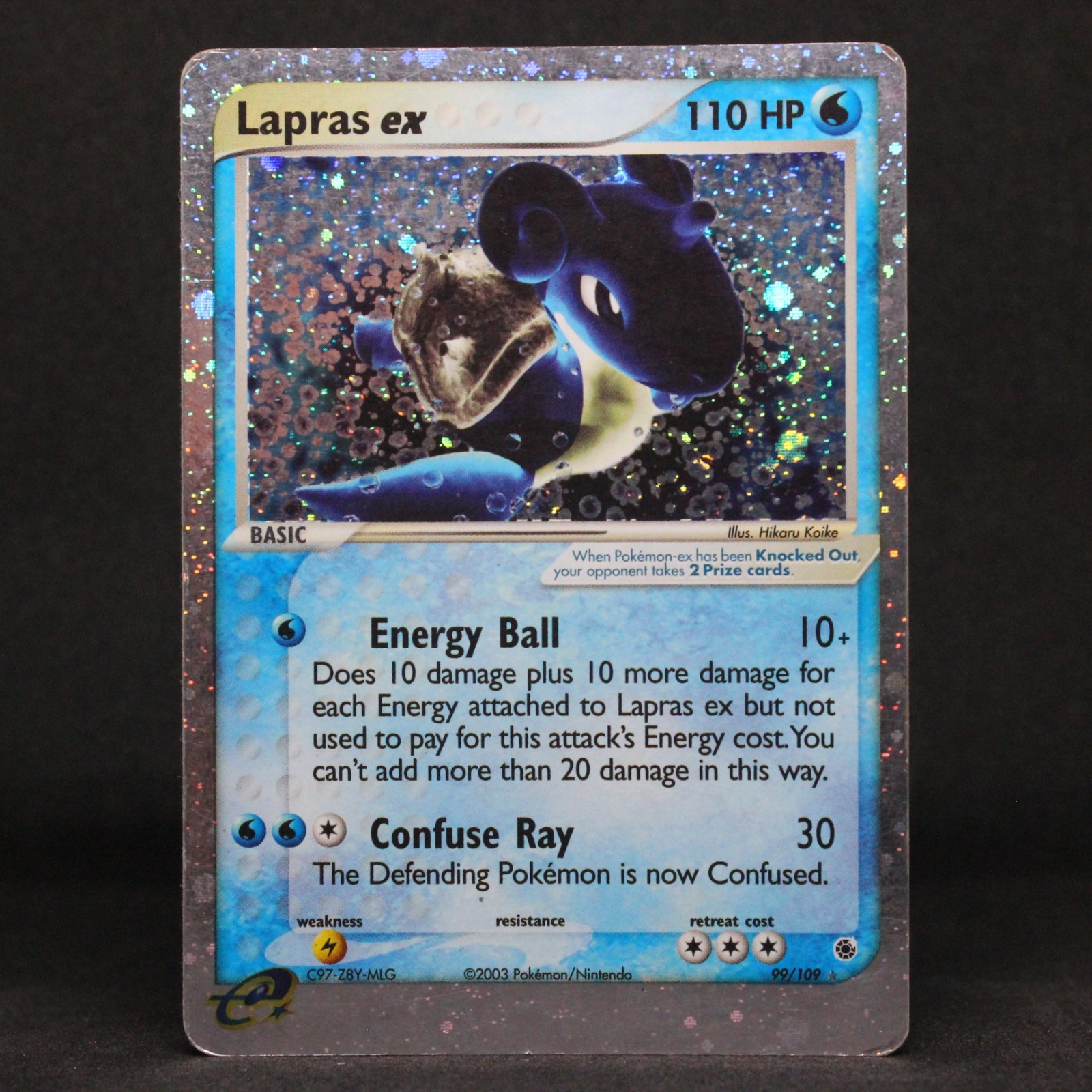 🔥 LAPRAS EX HOLO RARE | EX RUBY & SAPPHIRE 99/109 | HEAVILY PLAYED PR 🔥