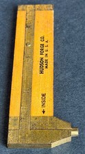 Vintage Hudson Forge Co. (Stanley) No.136 Slide Caliper 4" Ruler-Made in USA