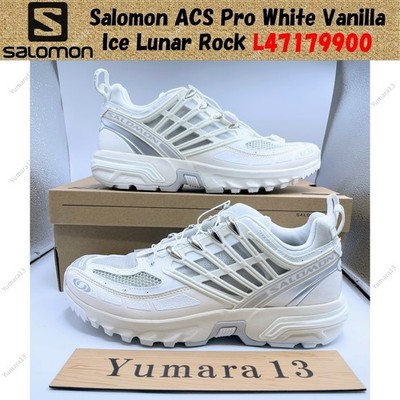 Salomon ACS Pro White Vanilla Ice Lunar Rock L47179900 Men's Size