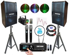 Singtronic 4000W Complete Karaoke Youtube System w/ Songs by Iphone