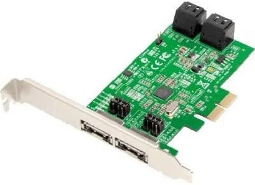 Dawicontrol DC-624E RAID Controller 2 x PCI-e / 4 Channels/SATA III/RAID 0/1/5/1 - Image 2 of 2