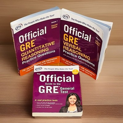 Official GRE Super Power Pack Second Edition 3 Book Set 3rd Edition General Test