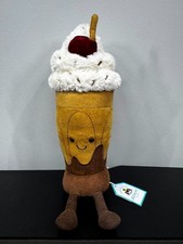 Jellycat Amuseables Marin Chocolate Milkshake Brand New With Tags Rare & Retired