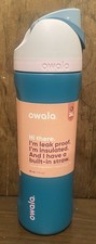 OWALA FreeSip Stainless Steel Water Bottle Insulated Tumbler Tickle Me Teal 24oz