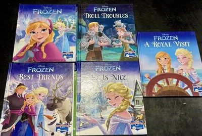 Disney Frozen Story Reader Me Reader Lot of 5 Hardcover Books Anna Elsa Olaf