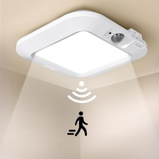 Battery Operated Ceiling Light, Motion Sensor Light Indoor, Motion Activated ...