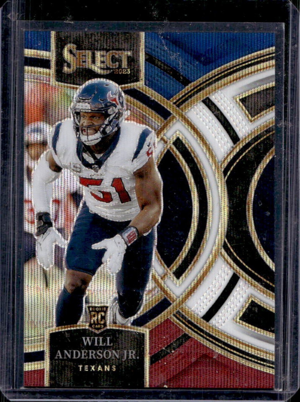 2023 Select Will Anderson Jr. RC Tri Color Prizms Premier #/225 Texans