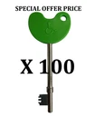 100 NKS RADAR KEY Disabled Toilet Bathroom Door Access  Easy Turn