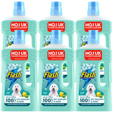 6 x Flash Liquid All Purpose Cleaner Pet 1L Bottles Multipack UK 3.53 per litre
