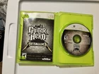 Guitar Hero: Metallica (Microsoft Xbox 360) CIB Complete Disc & Manual Tested
