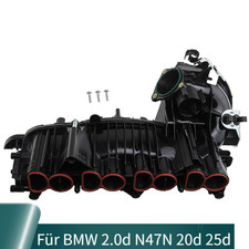 ANSAUGKR�MMER ANSAUGBR�CKE mit DRALLKLAPPEN passend f�r BMW 2.0d N47N 20d 25d