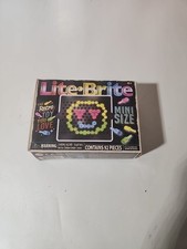 Lite Brite Mini Size Magic Screen Retro Toy Hasbro Basic Fun 92 Pieces New