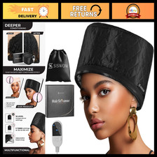 Hair Steamer for Natural Hair - 10 Heat Levels, Quick Heating, Deep Conditioning