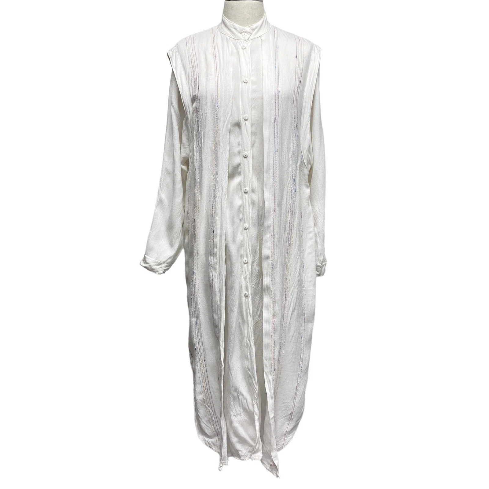 UNDERCOVER Abito camicia gilet vintage Secrets donna taglia 10 Cottagecore con bottoni