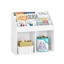 B-WareB&uuml;cherregal f&uuml;r Kinder Zeitungsst&auml;nder Aufbewahrungsregal KMB01-II-W-bware