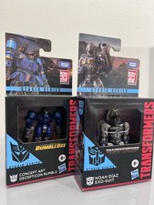 Transformers Studio Series Core class Noah Diaz Exo Suit & Concept Art Rumble